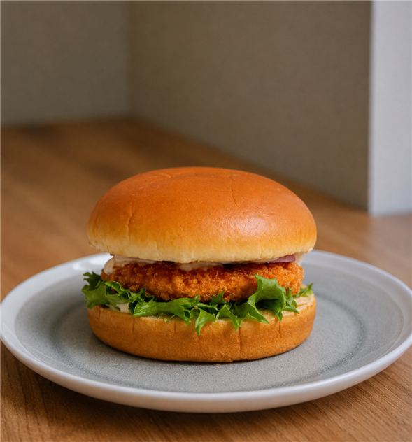 Vegansk cripsy burger