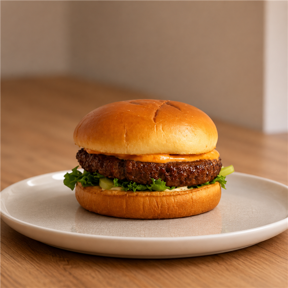 Burger m. bøf af gastrokalv