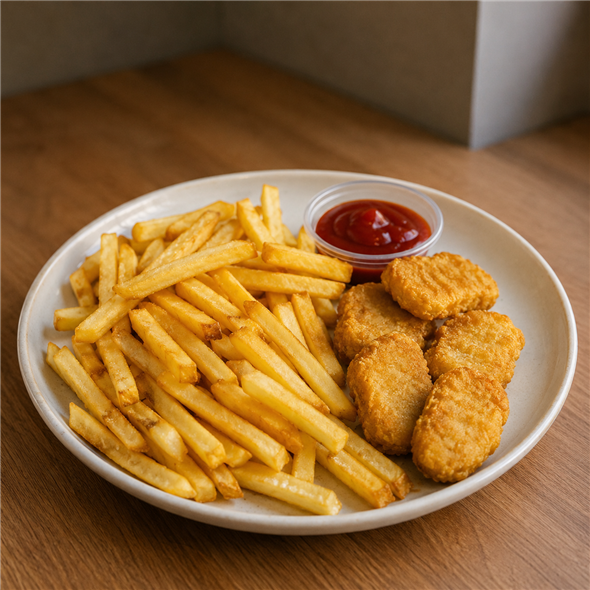 Chicken nuggets menu
