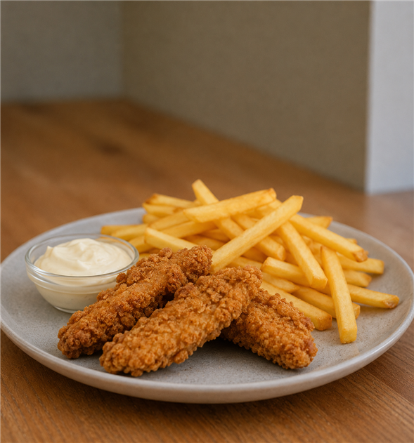 Chicken strips menu